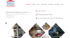 Desktop Screenshot of montessori-harras.de